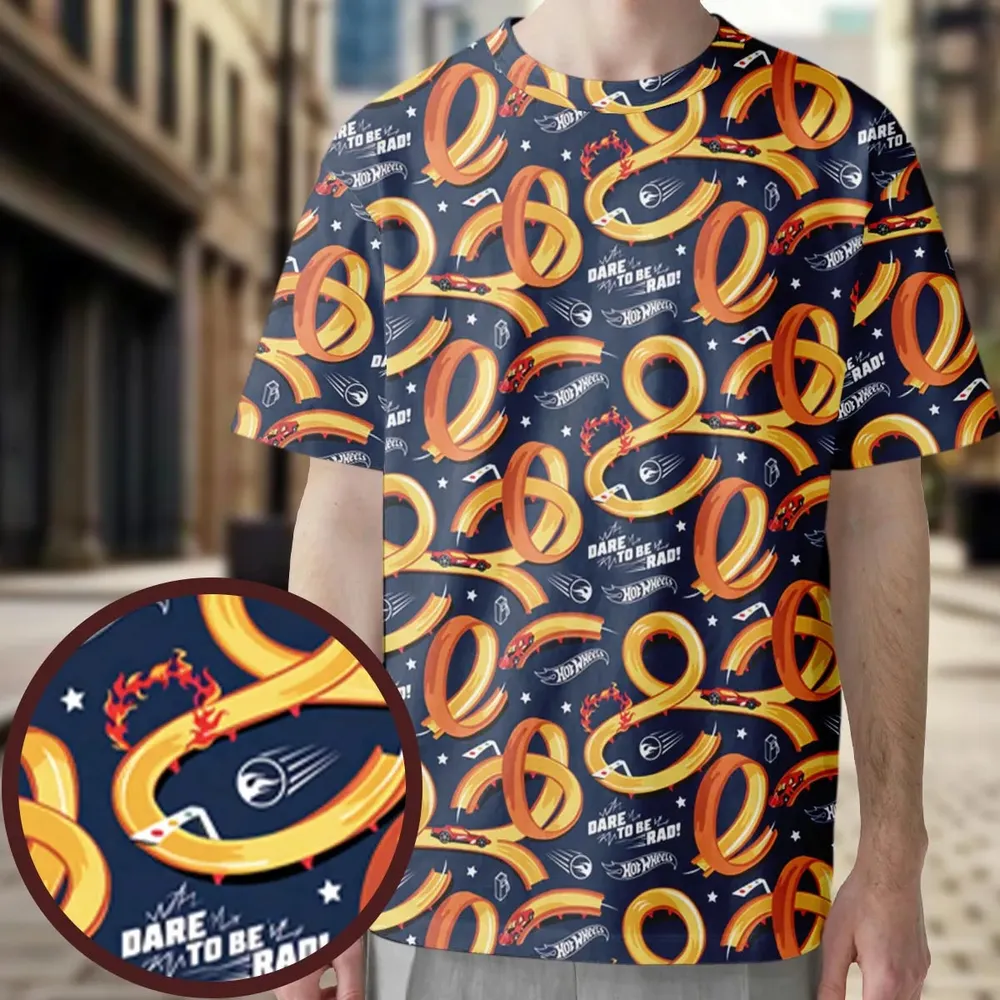 Hot Wheels All-Over Print Unisex T-Shirt - 3