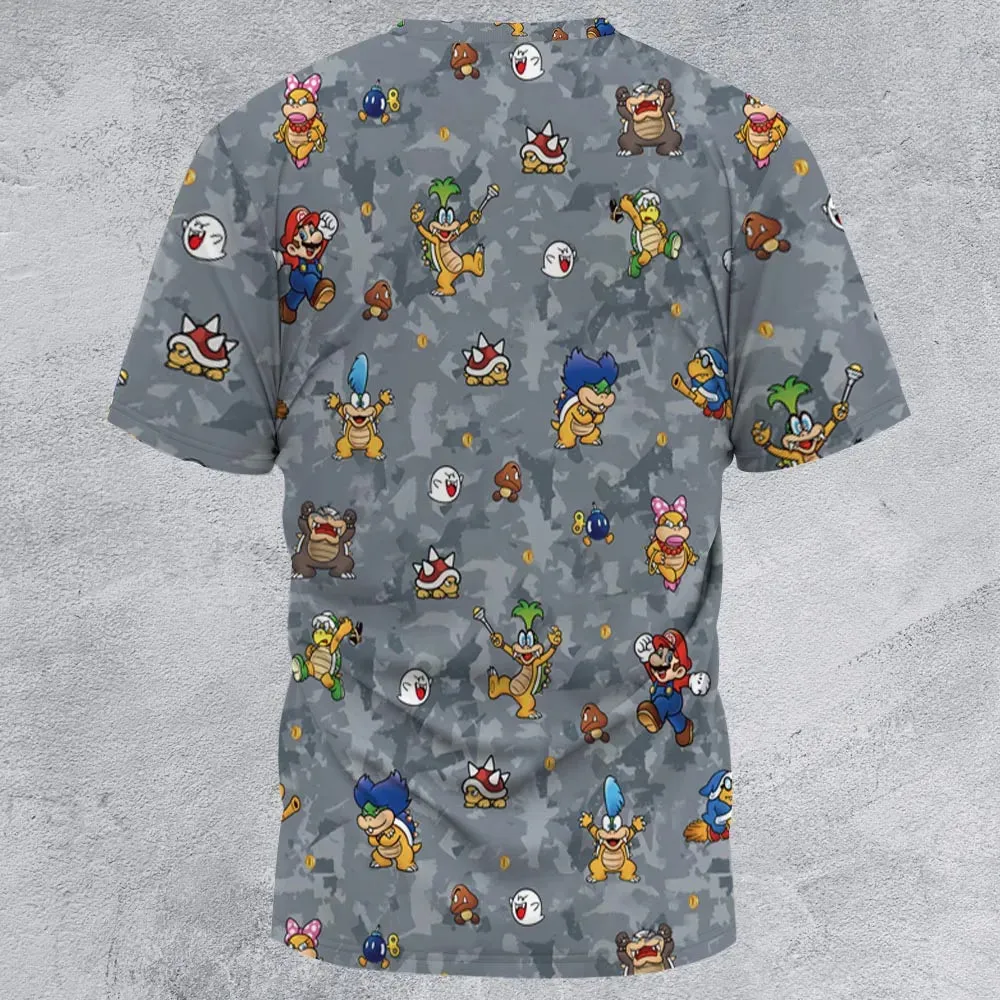 Super Mario Nintendo Video Game All-Over Print Unisex T-Shirt - 2