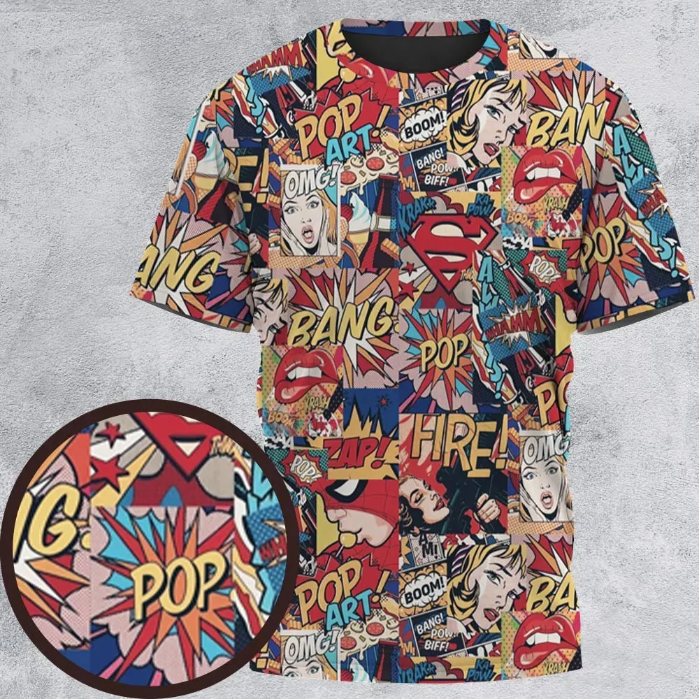 Pop Art All-Over Print Unisex T-Shirt - 2