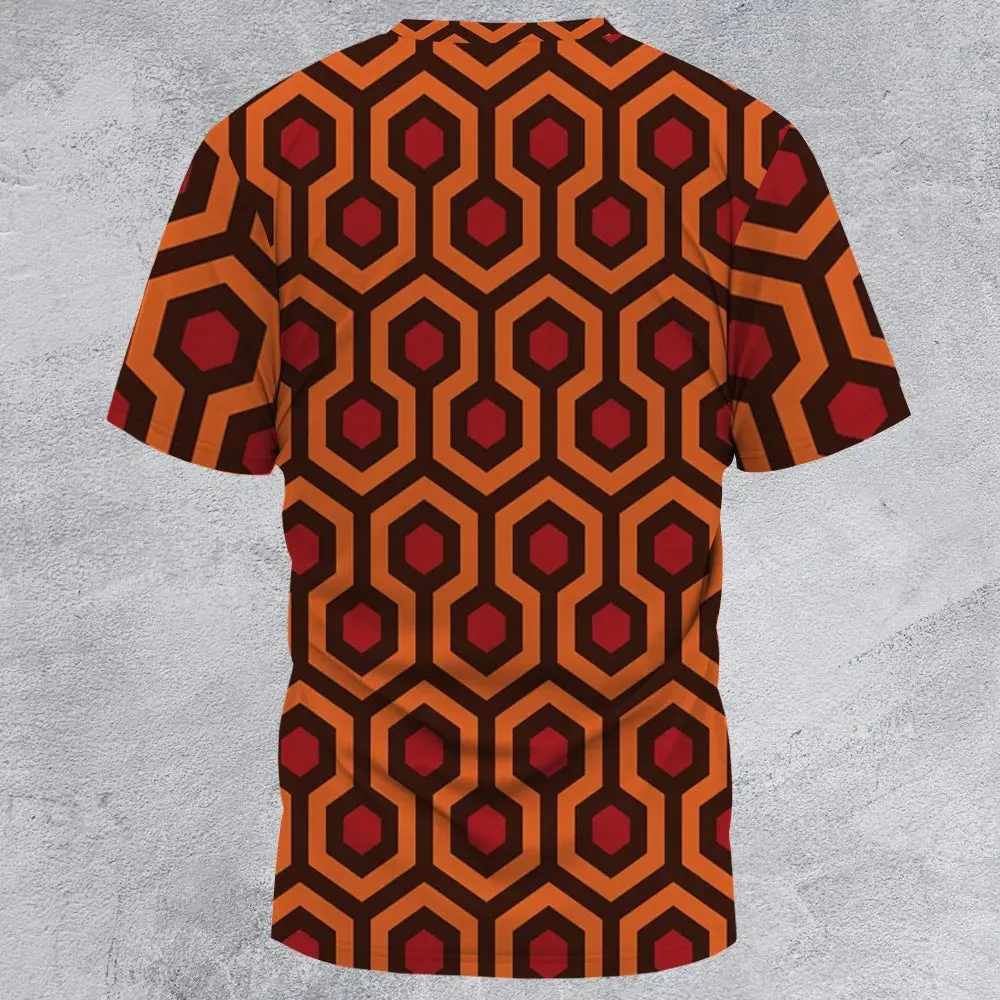 The Overlook Pattern The Shining All-Over Print Unisex T-Shirt - 3