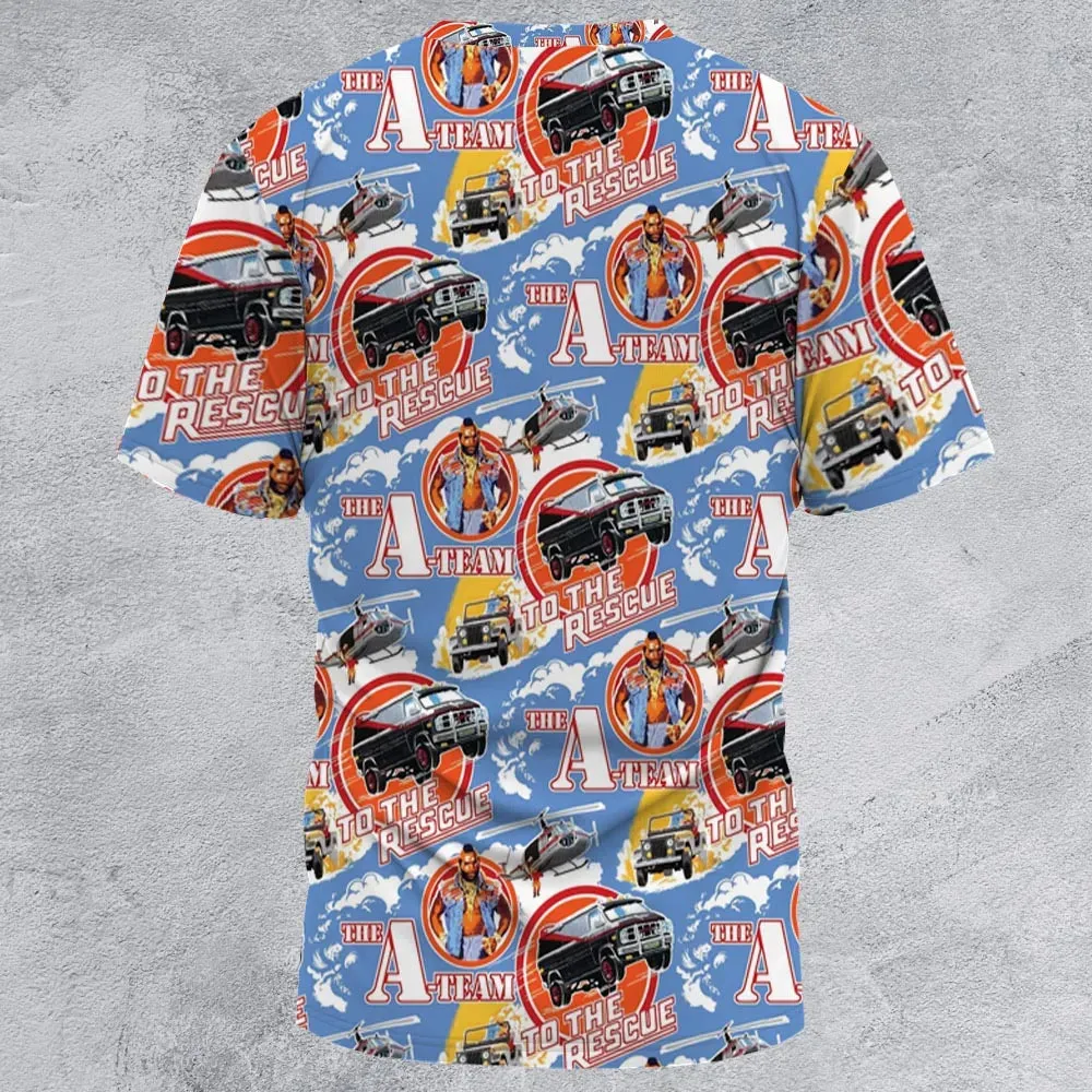 To The Rescue The A Team Pattern All-Over Print Unisex T-Shirt - 2