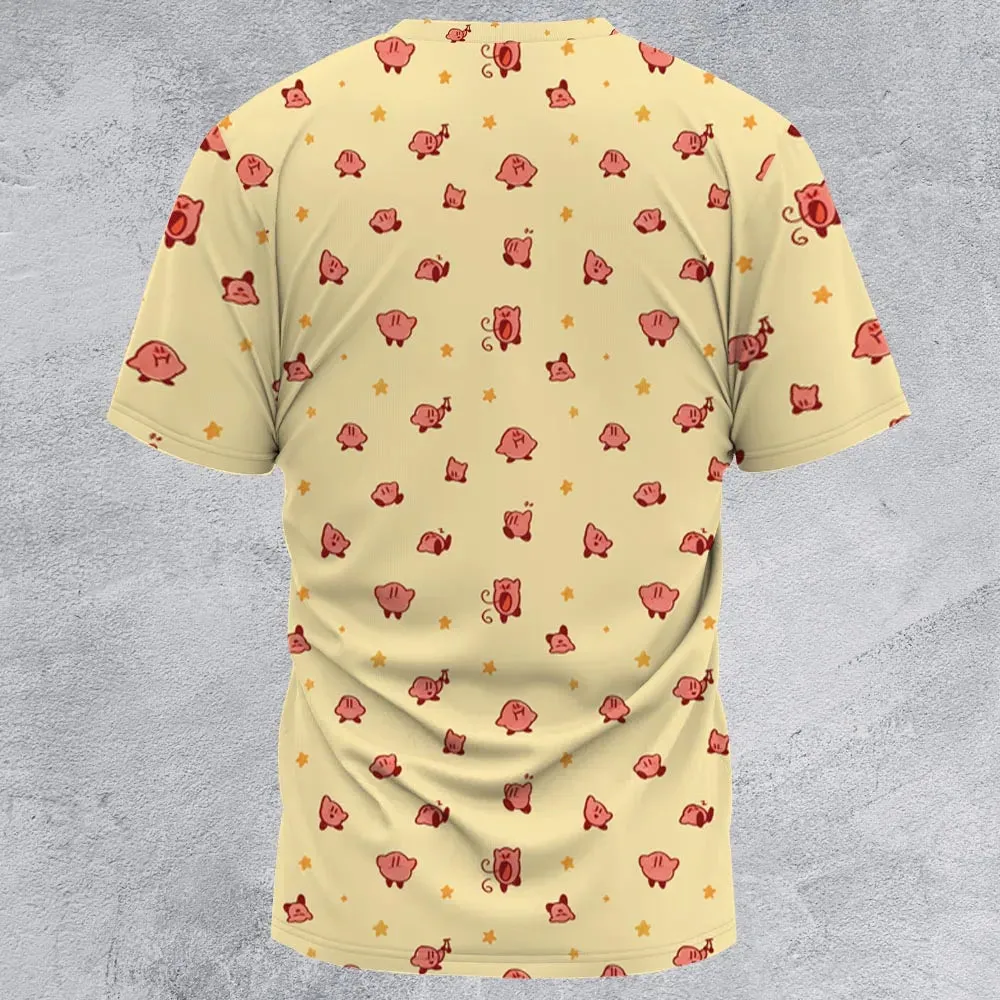 Nintendo Kirby Pattern All-Over Print Unisex T-Shirt - 2