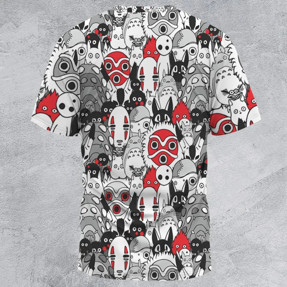 Magic Beasts All-Over Print Unisex T-Shirt - 3