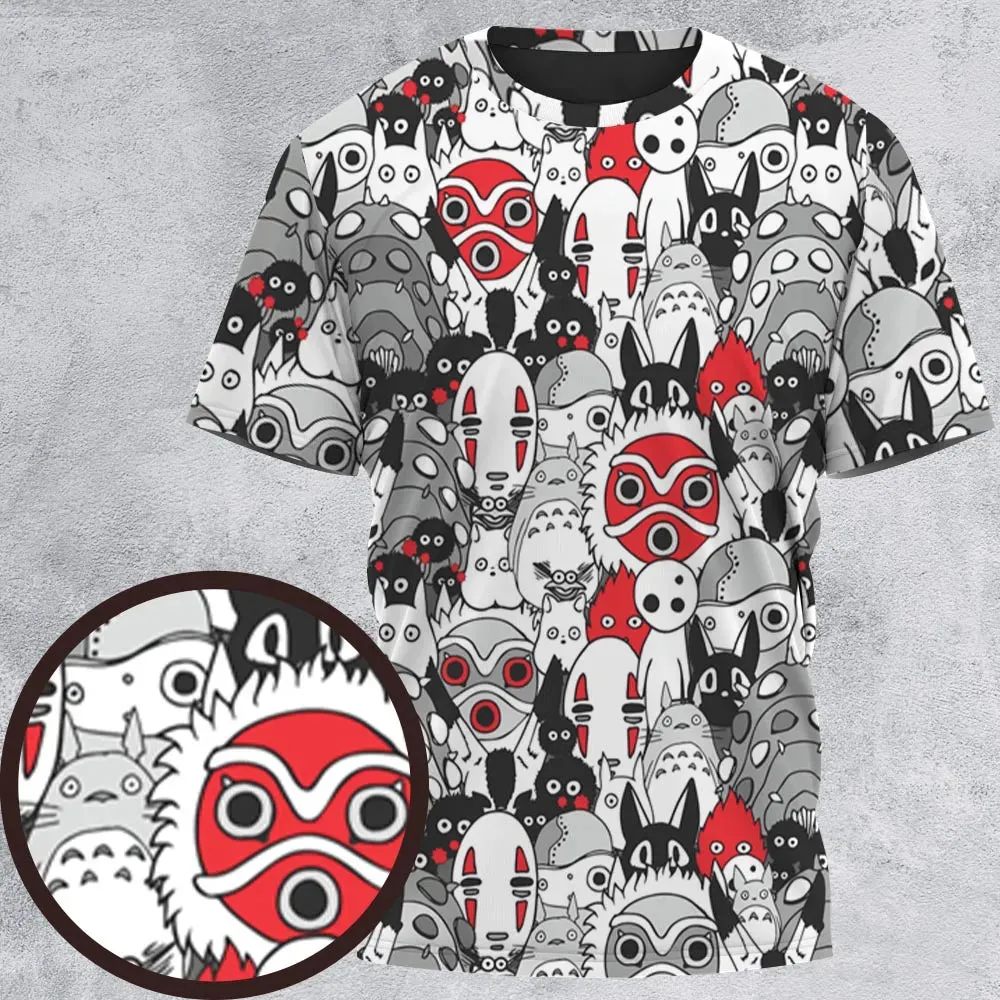 Magic Beasts All-Over Print Unisex T-Shirt - 2