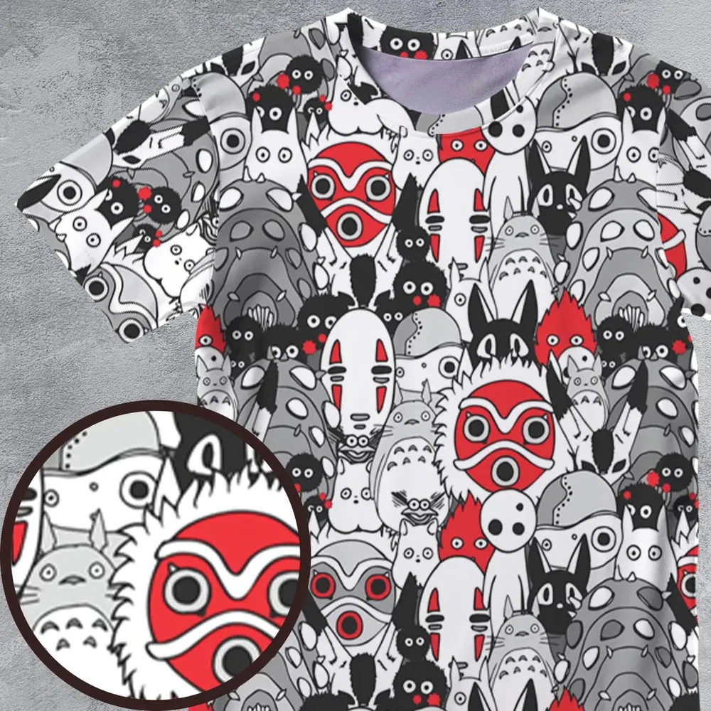 Magic Beasts All-Over Print Unisex T-Shirt - 4