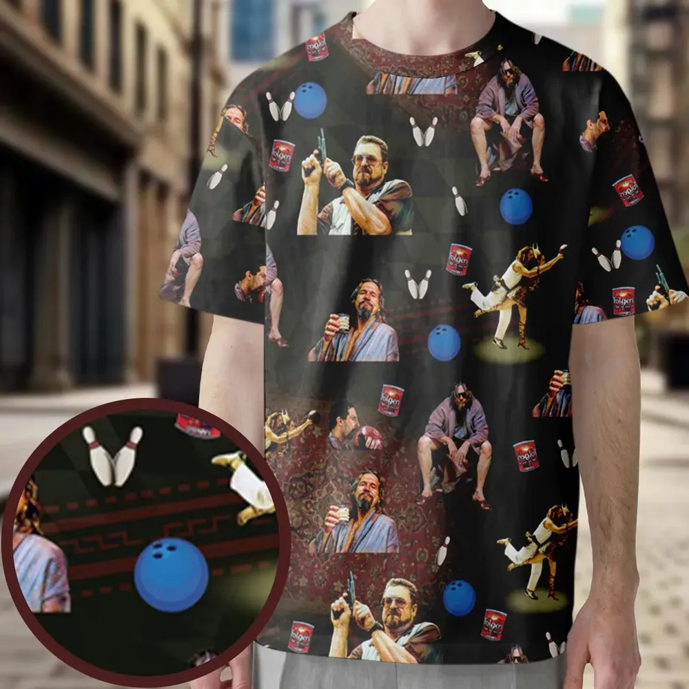 The Big Lebowski All-Over Print Unisex T-Shirt - 4