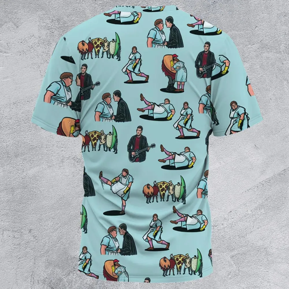Lunch Lady Land SNL All-Over Print Unisex T-Shirt - 3