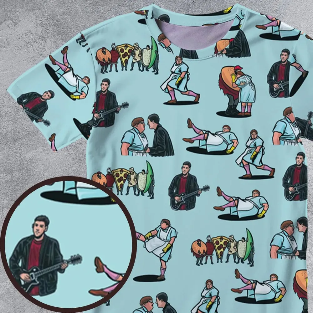 Lunch Lady Land SNL All-Over Print Unisex T-Shirt - 4