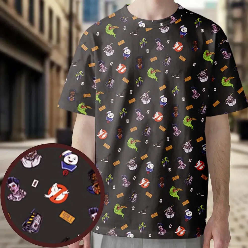 Ghostbusters Pattern All-Over Print Unisex T-Shirt - 4