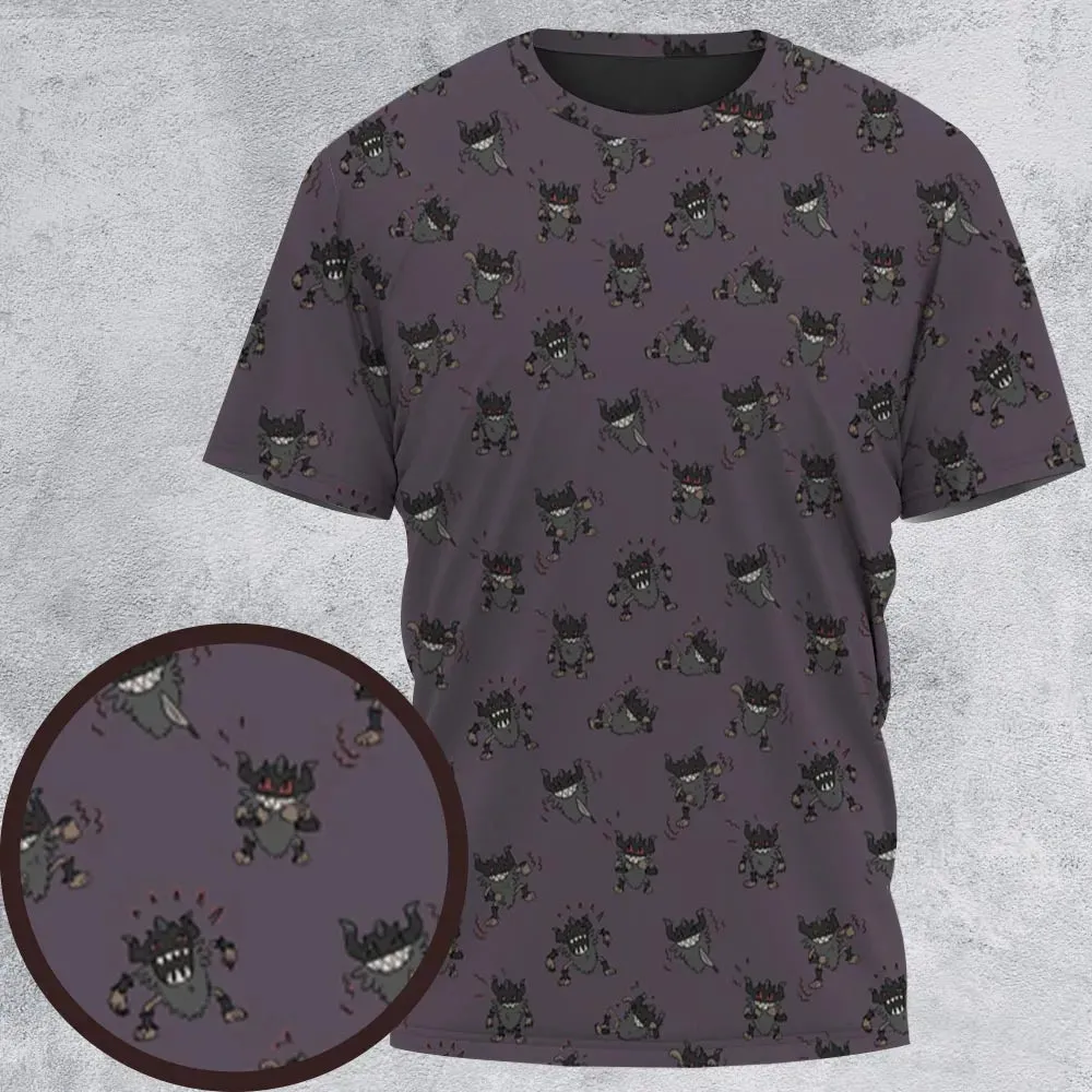Perrrrrserker Pokemon Pattern All-Over Print Unisex T-Shirt - 2