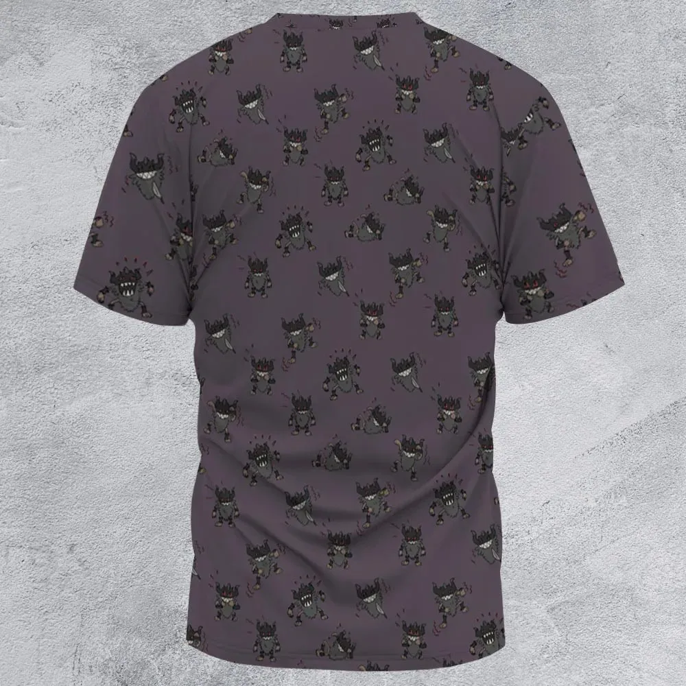 Perrrrrserker Pokemon Pattern All-Over Print Unisex T-Shirt - 3