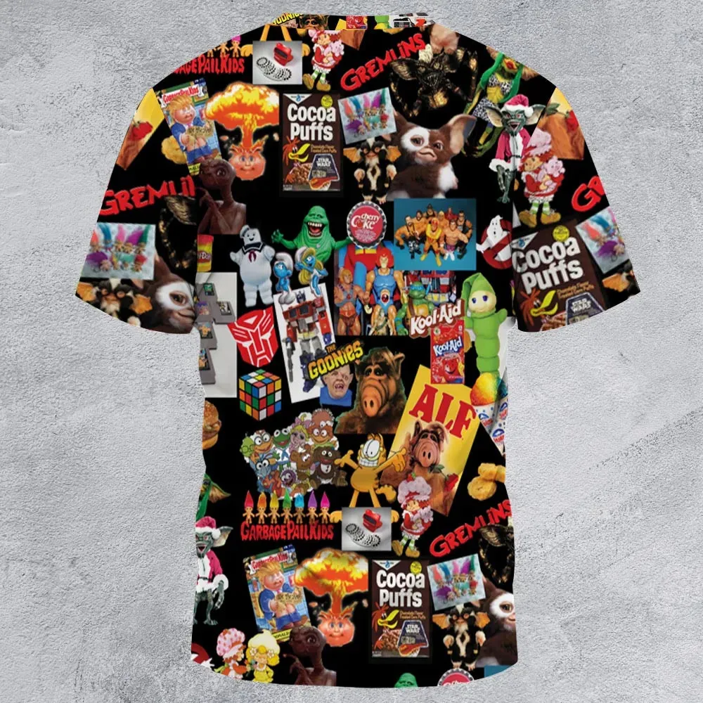 80's Kids Starter Pack All-Over Print Unisex T-Shirt - 2