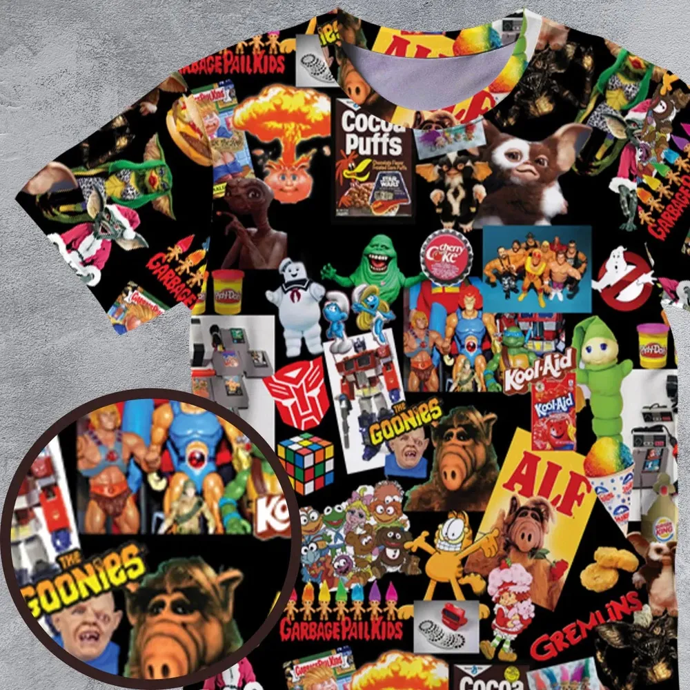 80's Kids Starter Pack All-Over Print Unisex T-Shirt - 4