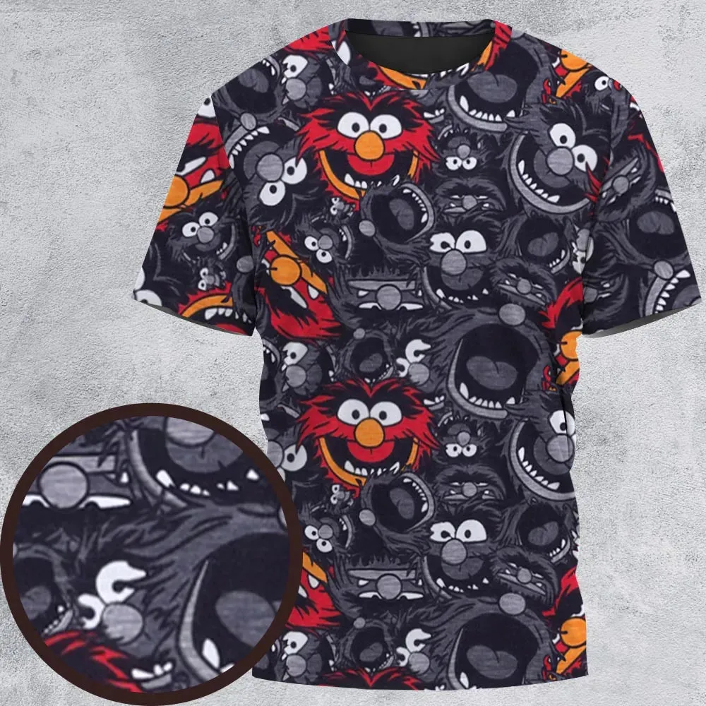 Animal The Muppets Pattern All-Over Print Unisex T-Shirt - 2
