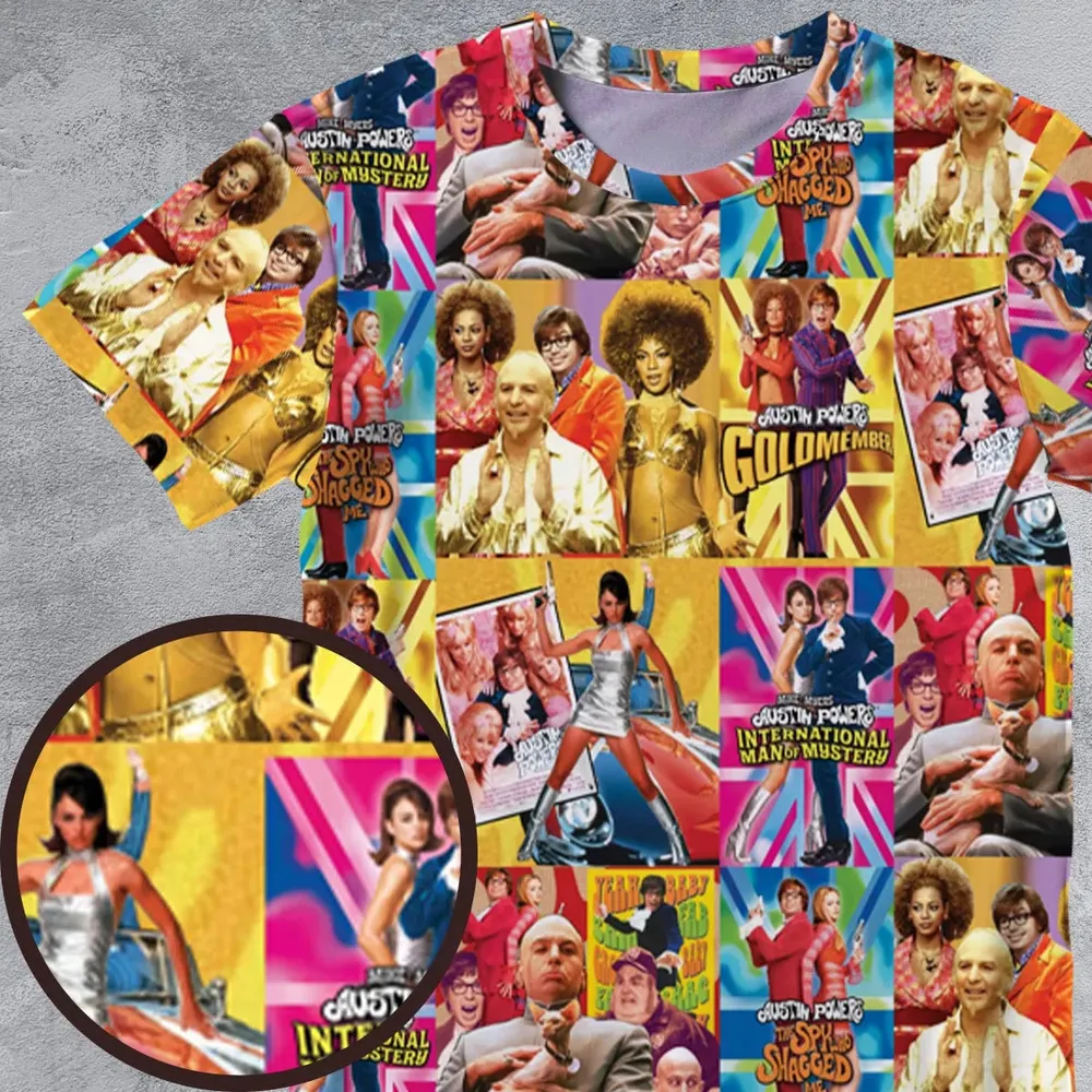 Austin Powers Gold Member All-Over Print Unisex T-Shirt - 4