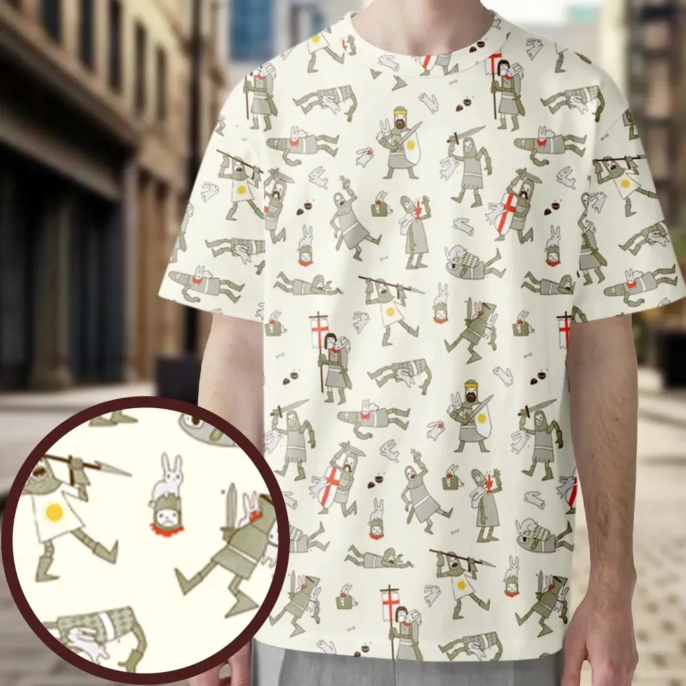 Bad Tempered Rodents Monty Python All-Over Print Unisex T-Shirt - 4