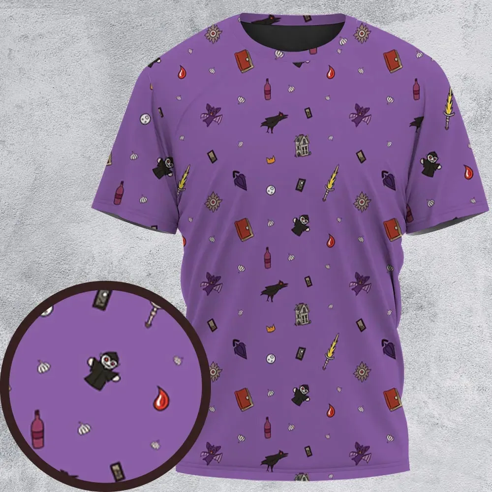Barovia Dungeons and Dragons Pattern All-Over Print Unisex T-Shirt - 2