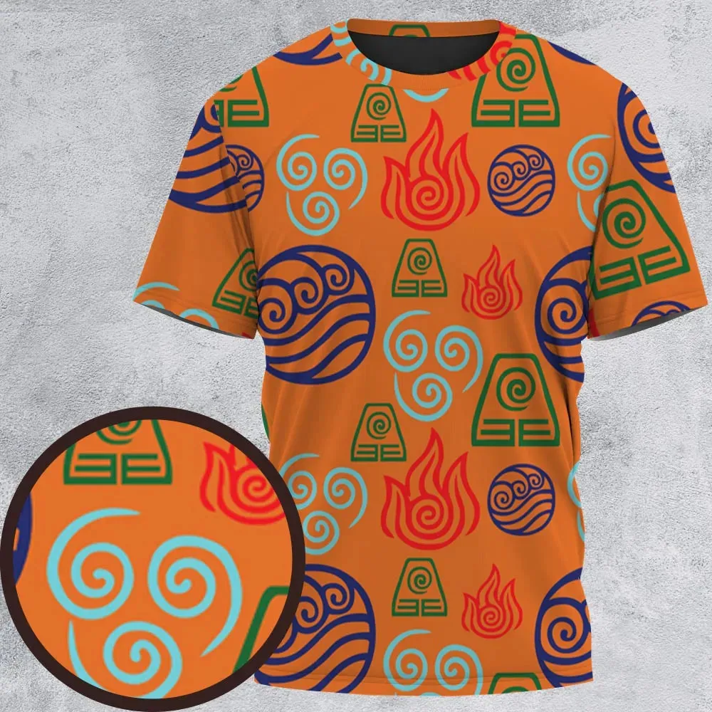 Bending Elements Avatar Button Up All-Over Print Unisex T-Shirt - 2