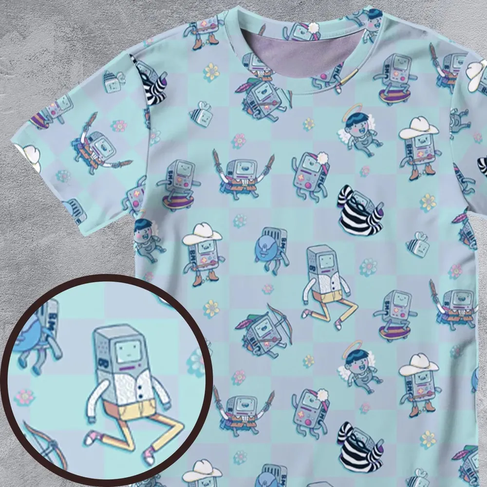 BMO Forever Adventure Time All-Over Print Unisex T-Shirt - 4