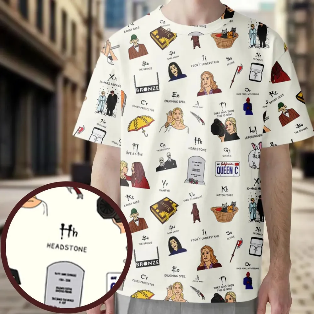 Buffy the Vampire Slayer All-Over Print Unisex T-Shirt - 3