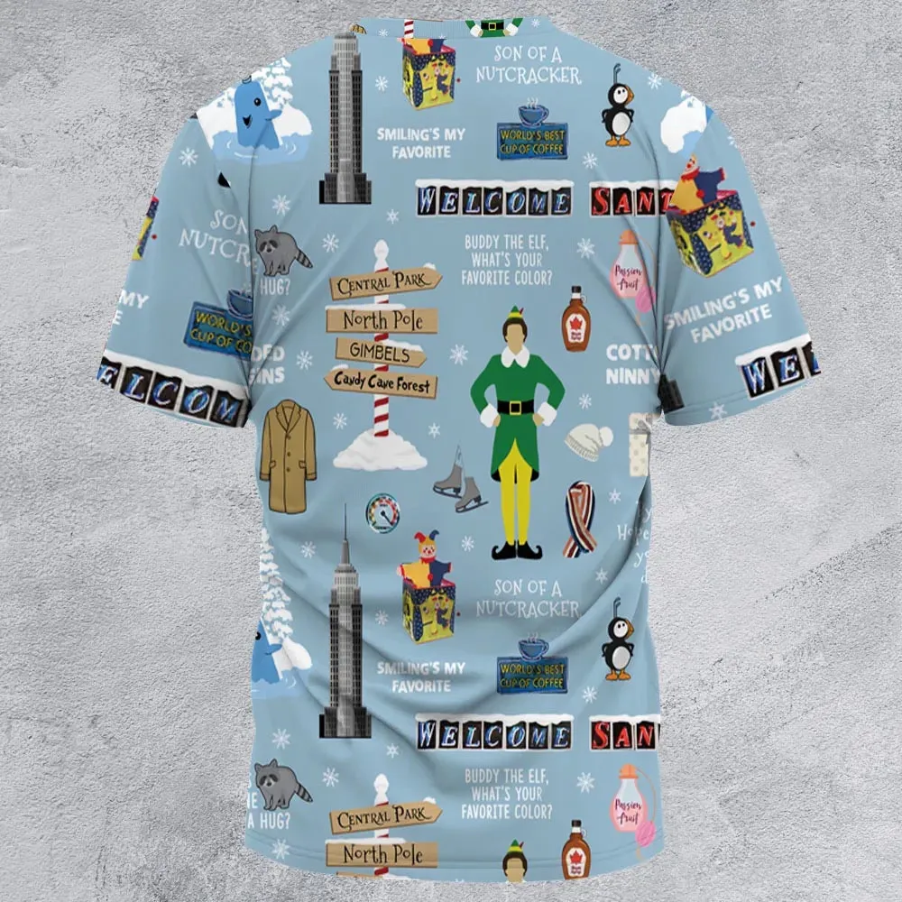 Buddy the ELF Quotes Christmas All-Over Print Unisex T-Shirt - 2