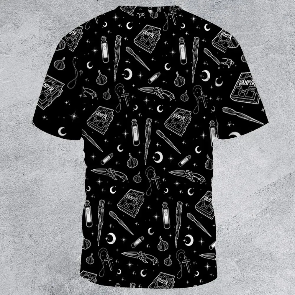 Buffy The Vampire Slayer Items Pattern All-Over Print Unisex T-Shirt - 3