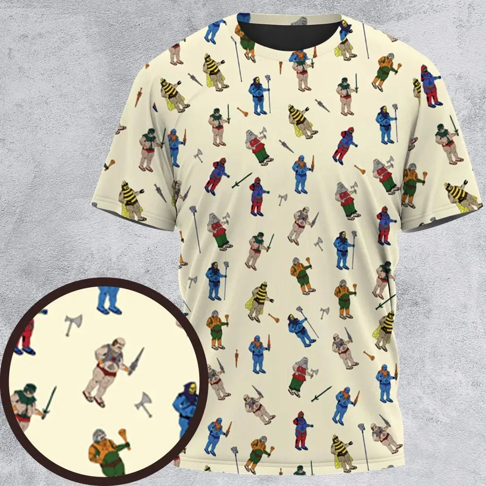 Carl In Masters Of The Universe Pattern All-Over Print Unisex T-Shirt - 2
