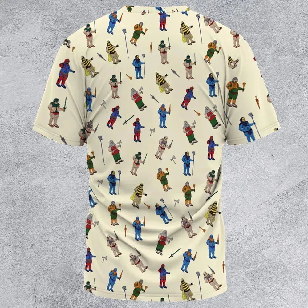 Carl In Masters Of The Universe Pattern All-Over Print Unisex T-Shirt - 3