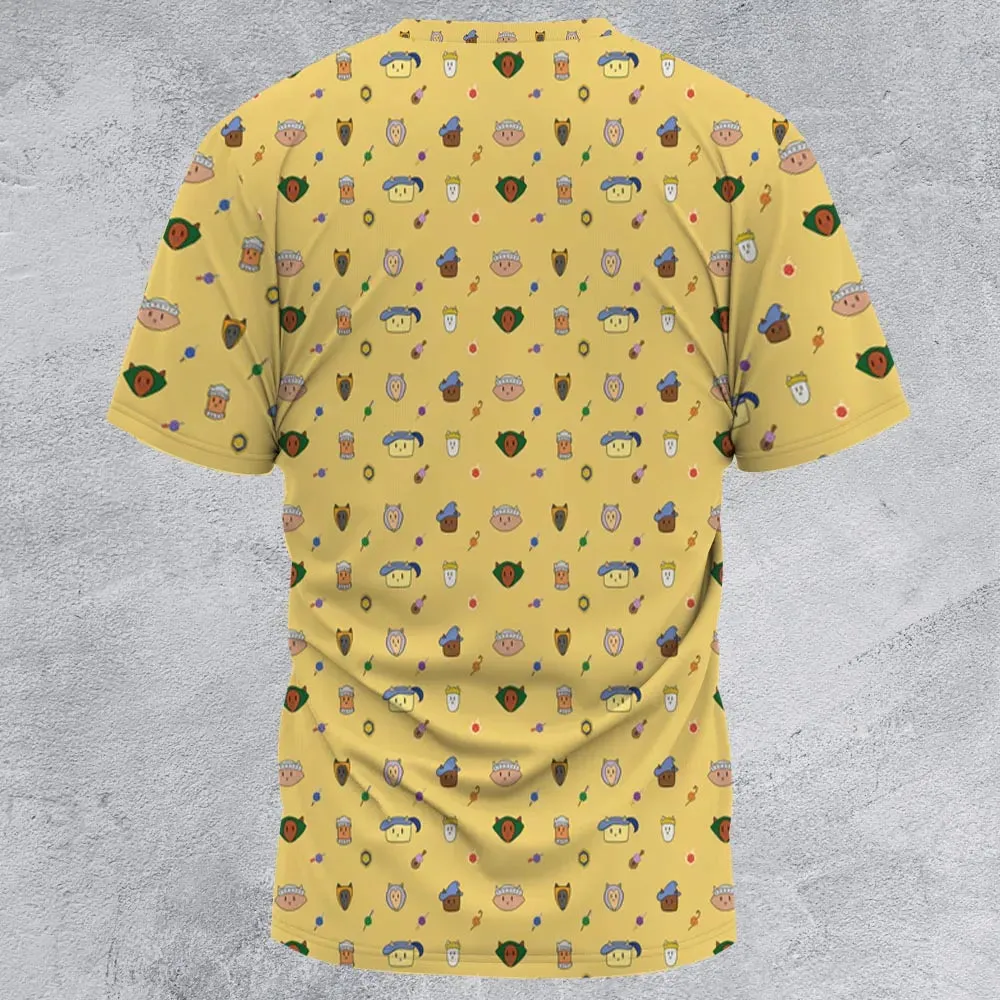 Cat DND Classes Pattern All-Over Print Unisex T-Shirt - 3