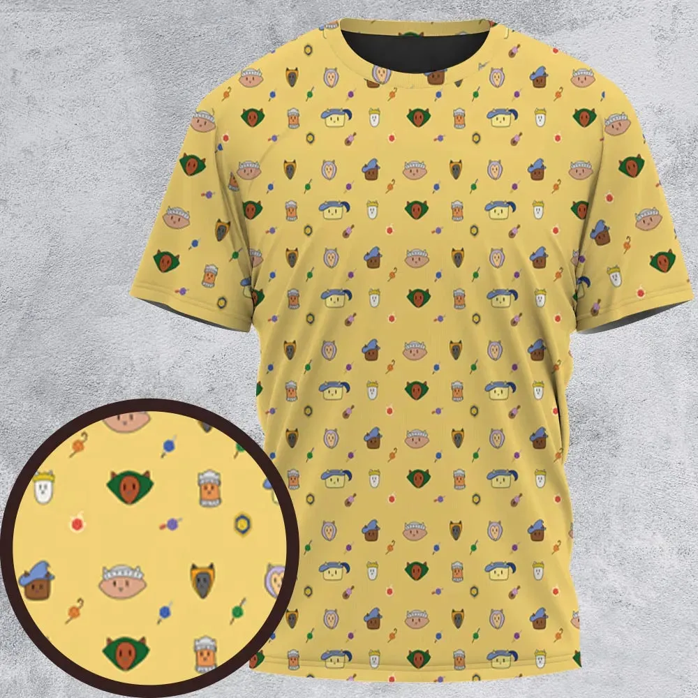 Cat DND Classes Pattern All-Over Print Unisex T-Shirt - 2