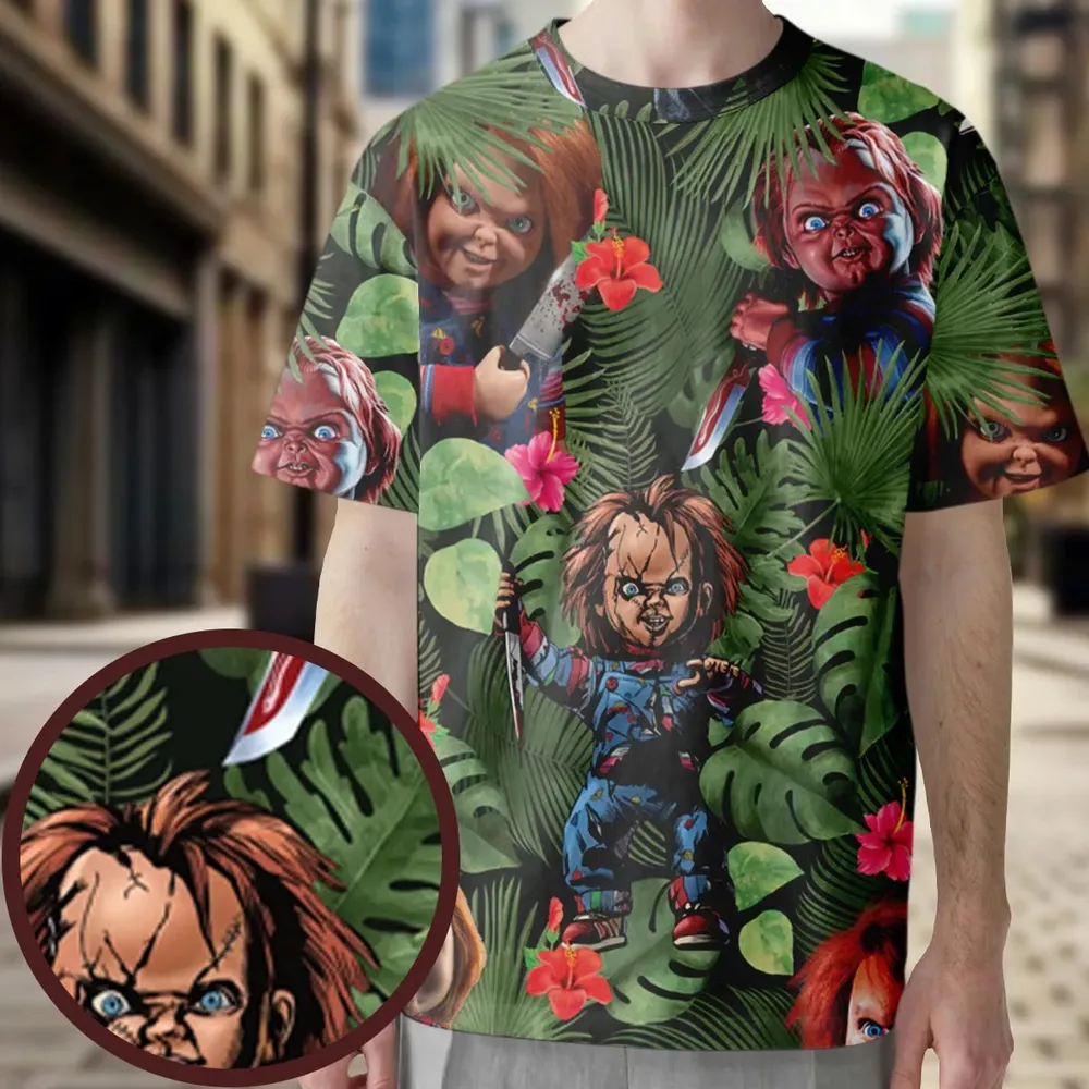 Chucky Just Wanna Have Fun All-Over Print Unisex T-Shirt - 3