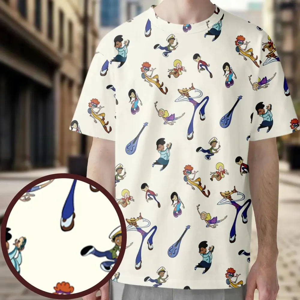 Class Of 3000 Characters Pattern All-Over Print Unisex T-Shirt - 3