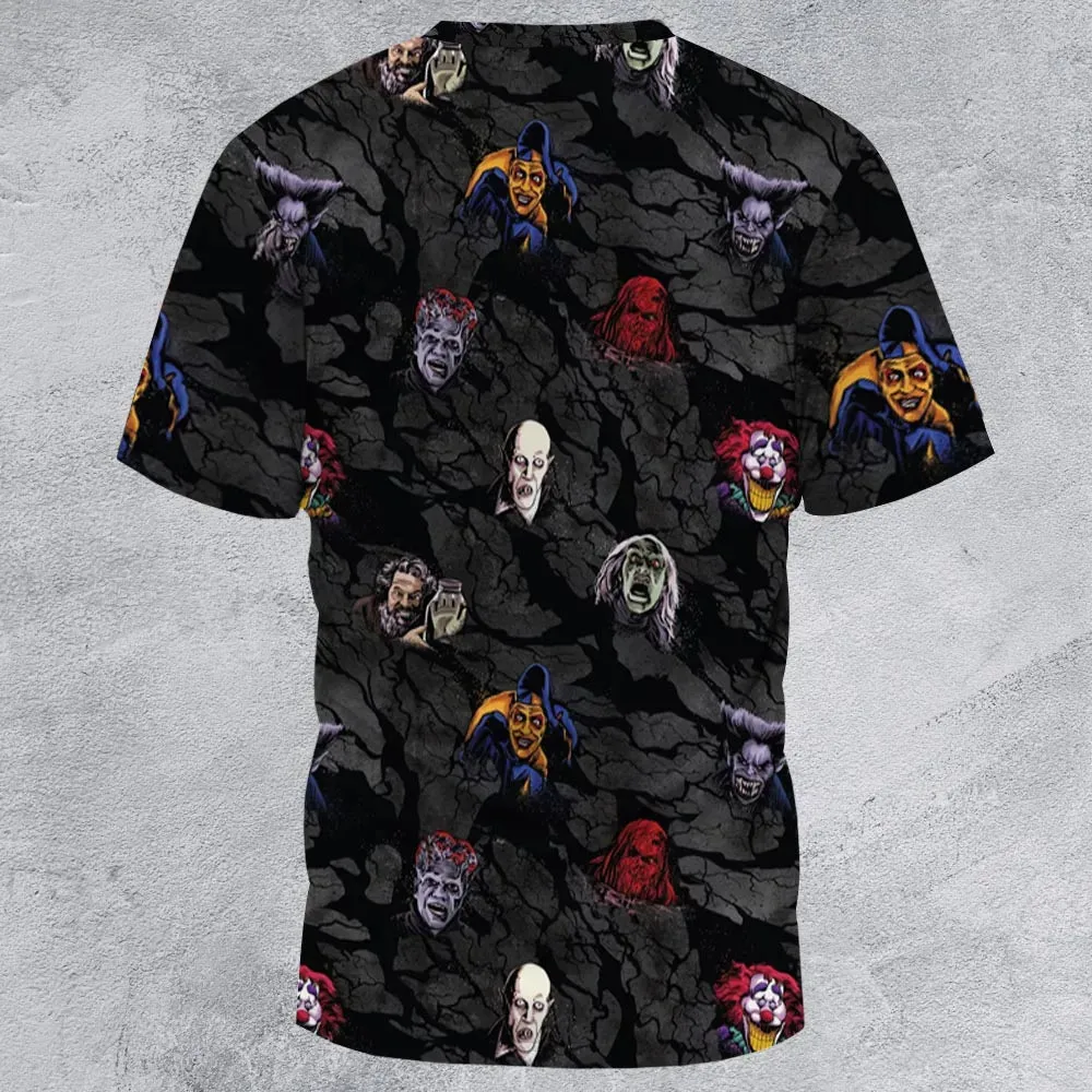 Cult Movie Characters Ghastly Grinner Nosferatu All-Over Print Unisex T-Shirt - 3
