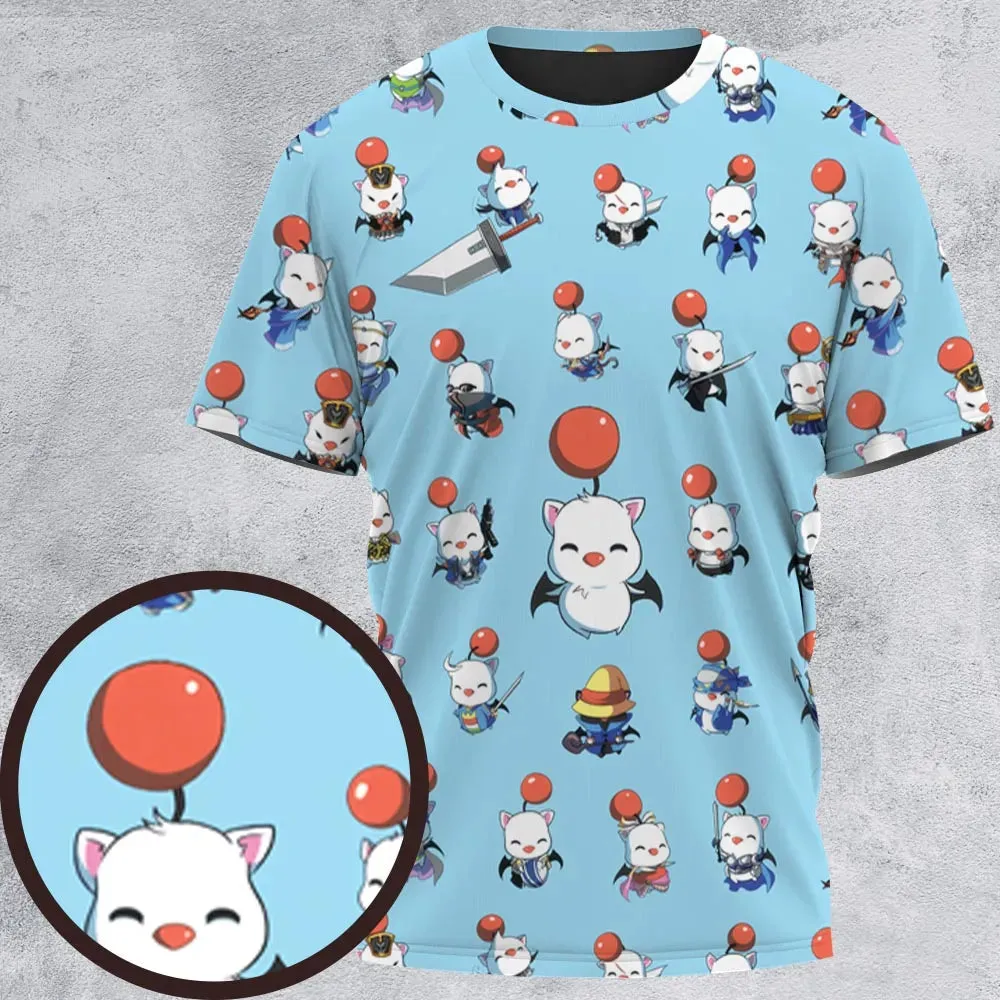 Cute Moogle Final Fantasy All-Over Print Unisex T-Shirt - 2