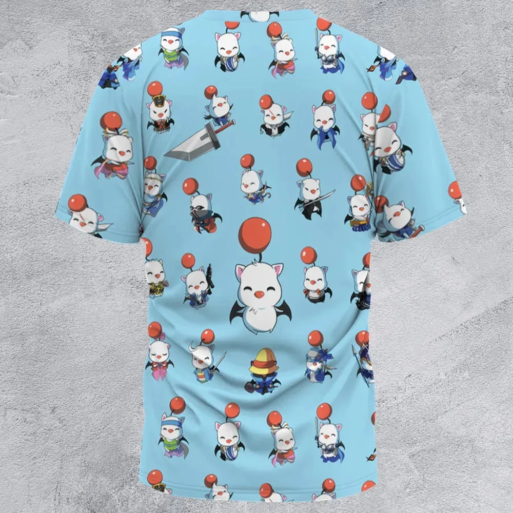Cute Moogle Final Fantasy All-Over Print Unisex T-Shirt - 3