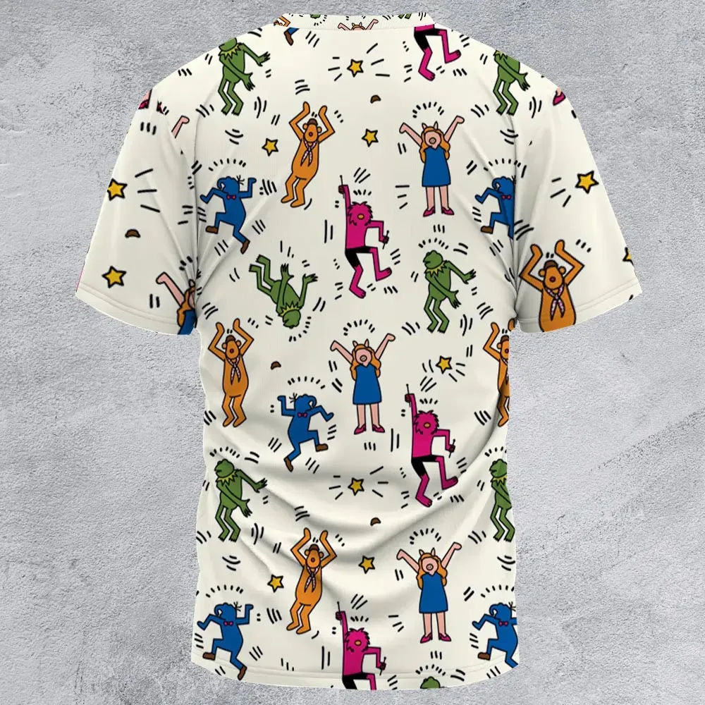 Dancing Muppets The Muppets Characters All-Over Print Unisex T-Shirt - 2