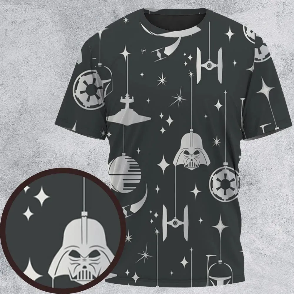 Dark Side Holiday Star Wars All-Over Print Unisex T-Shirt - 2