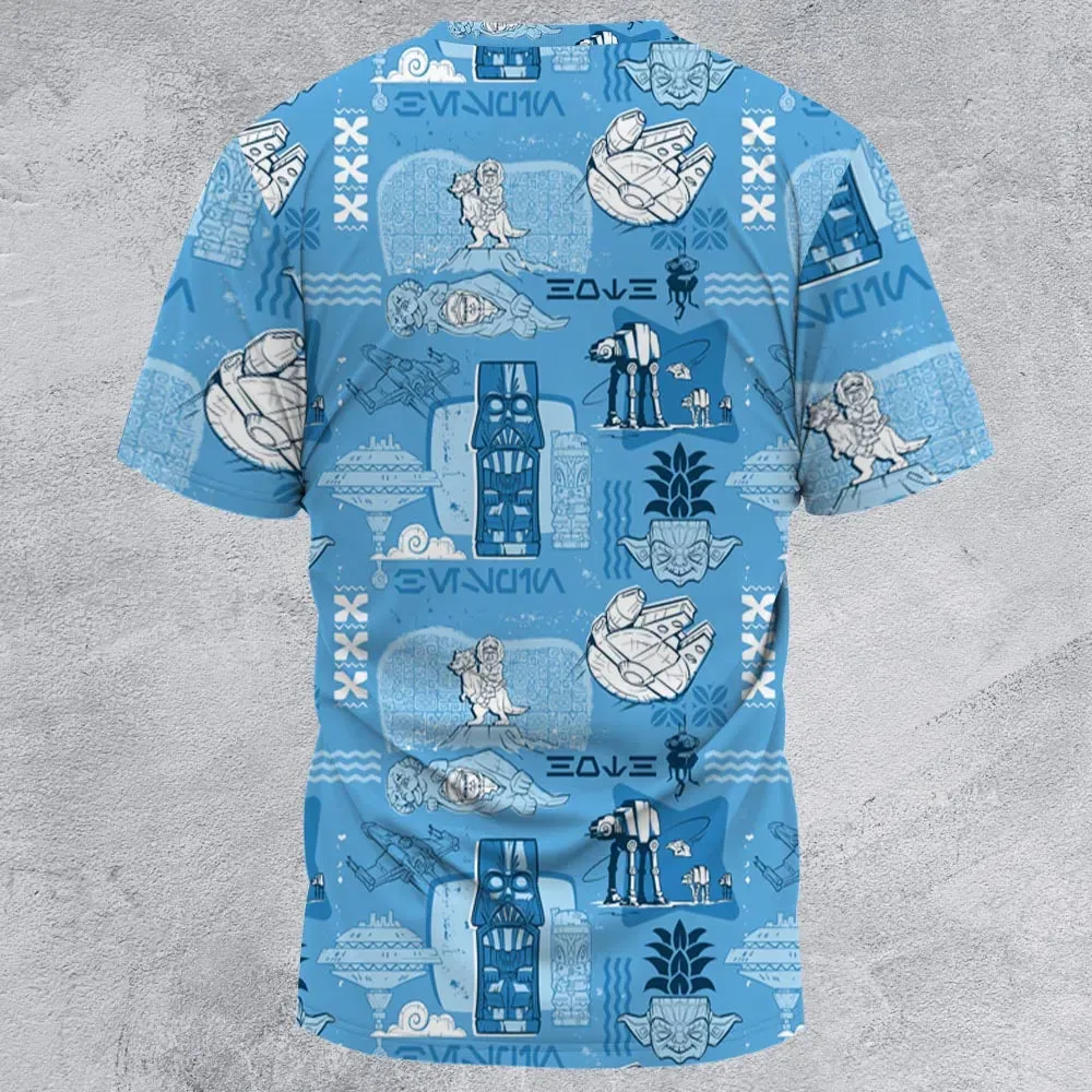 Dark Side Star Wars Tiki Shack All-Over Print Unisex T-Shirt - 3
