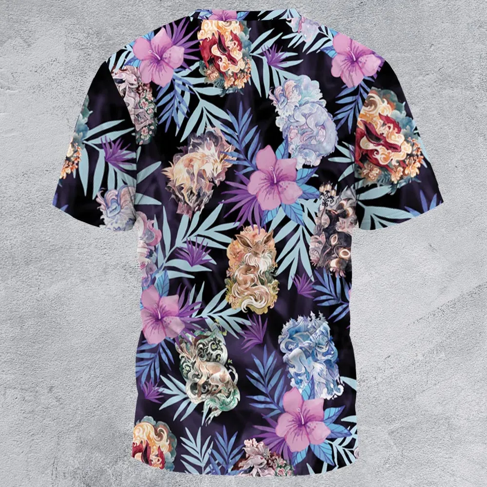 Eevee Evolutions Fancy Style All-Over Print Unisex T-Shirt - 3