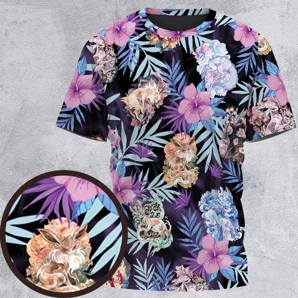 Eevee Evolutions Fancy Style All-Over Print Unisex T-Shirt - 2