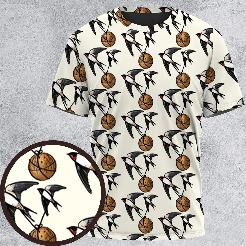 European Swallow Monty Python Holy Grail All-Over Print Unisex T-Shirt - 2