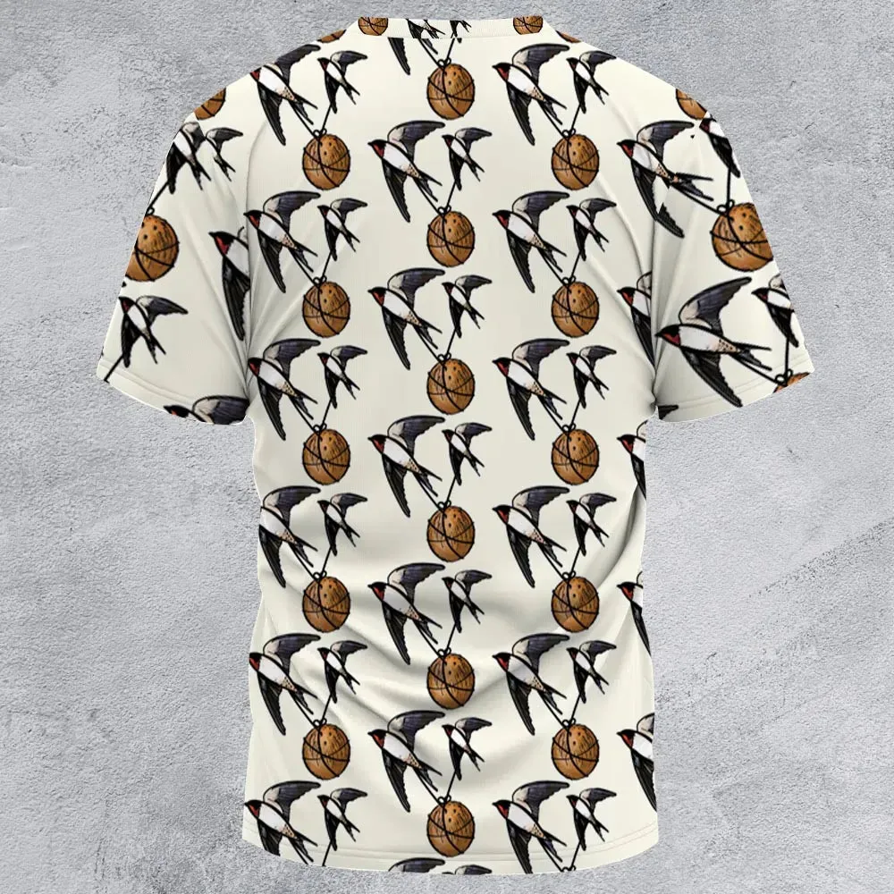 European Swallow Monty Python Holy Grail All-Over Print Unisex T-Shirt - 3