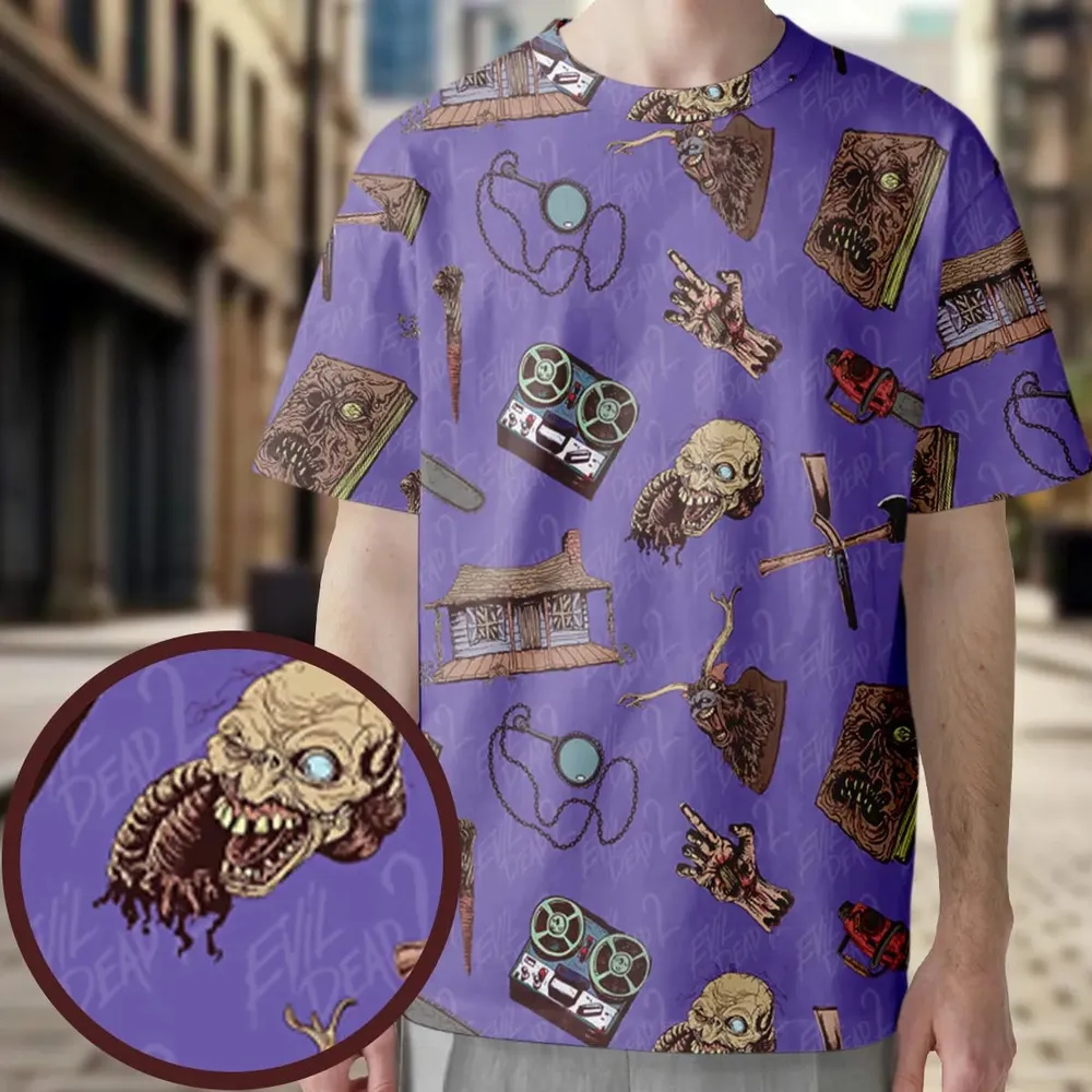 Evil Dead Horror All-Over Print Unisex T-Shirt - 3