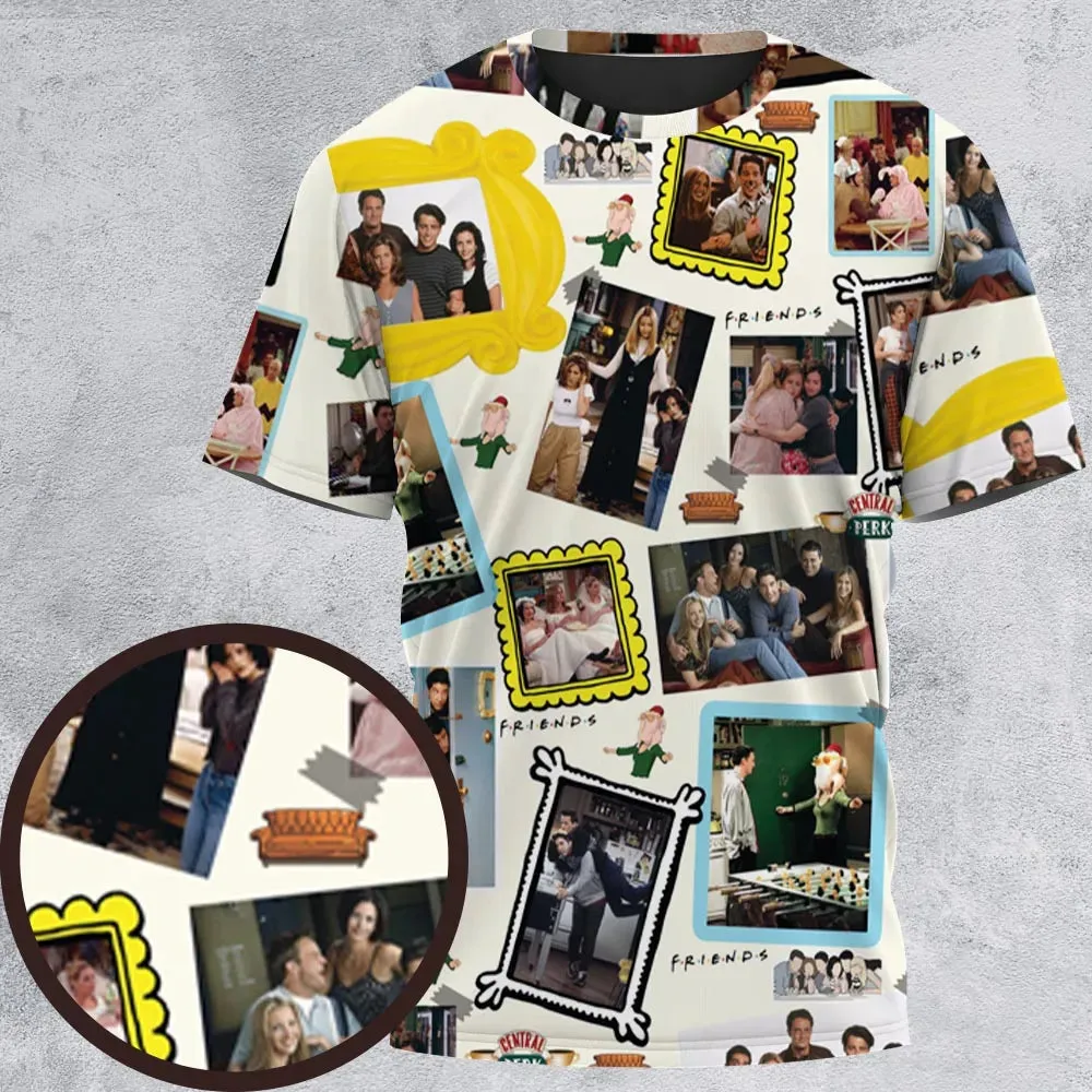 FRIENDS All-Over Print Unisex T-Shirt - 2