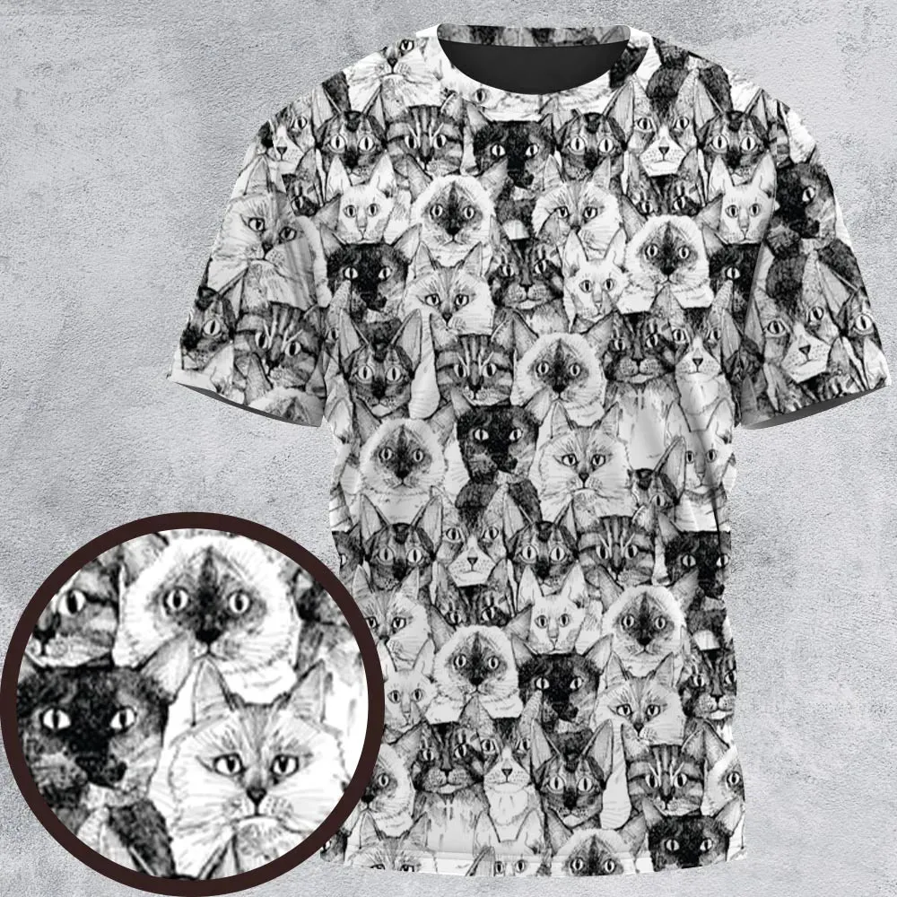 Just Cats All-Over Print Unisex T-Shirt - 2