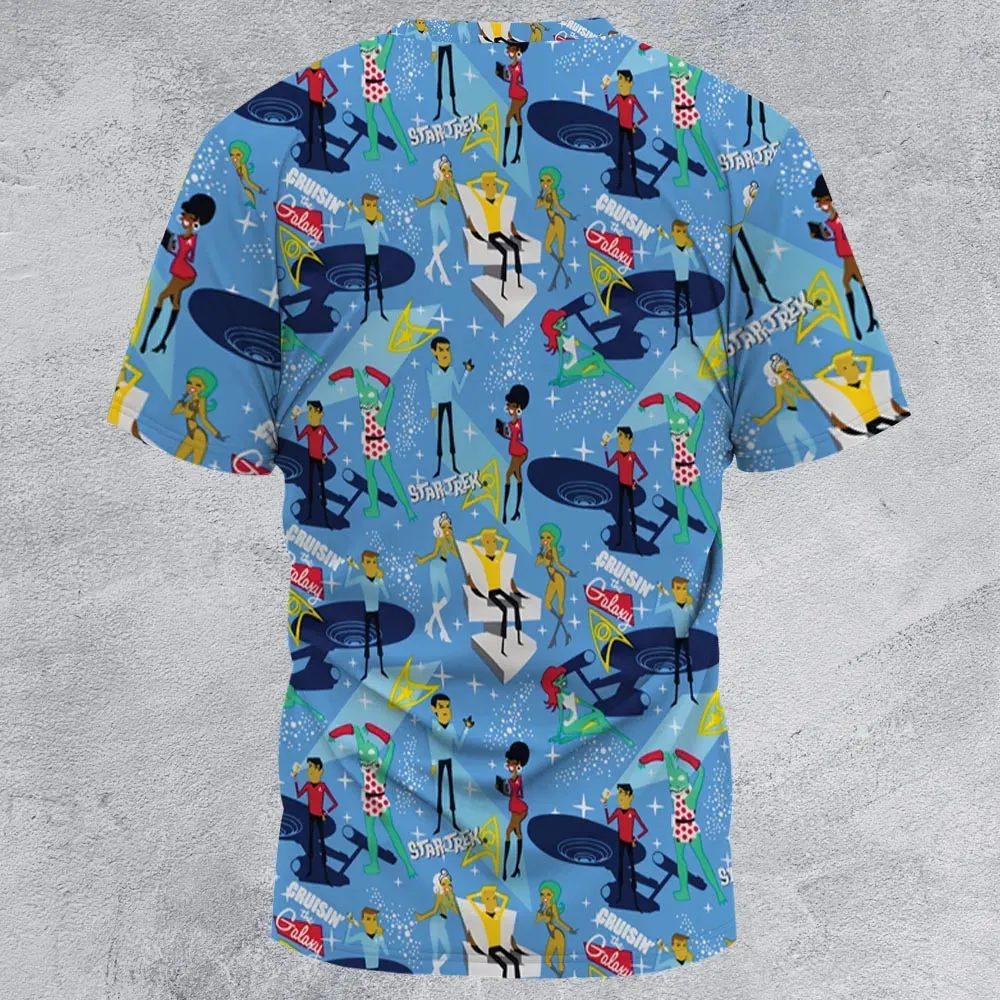 Cruisin' The Galaxy Star Trek All-Over Print Unisex T-Shirt - 3