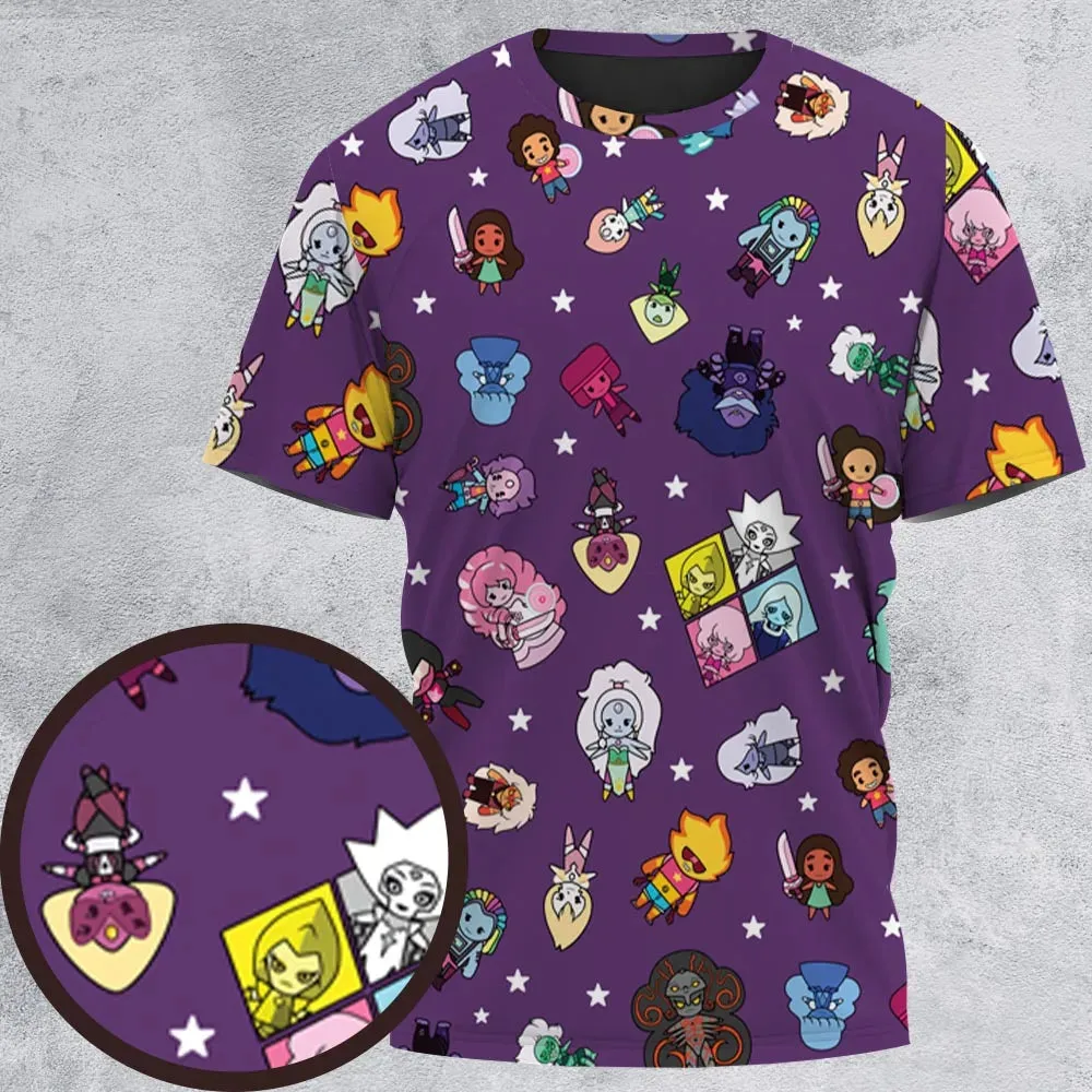Crystal Gems Steven Universe All-Over Print Unisex T-Shirt - 2