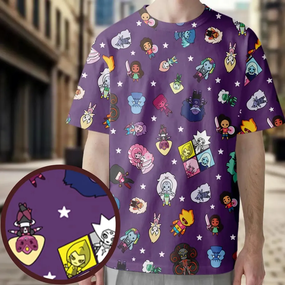 Crystal Gems Steven Universe All-Over Print Unisex T-Shirt - 4