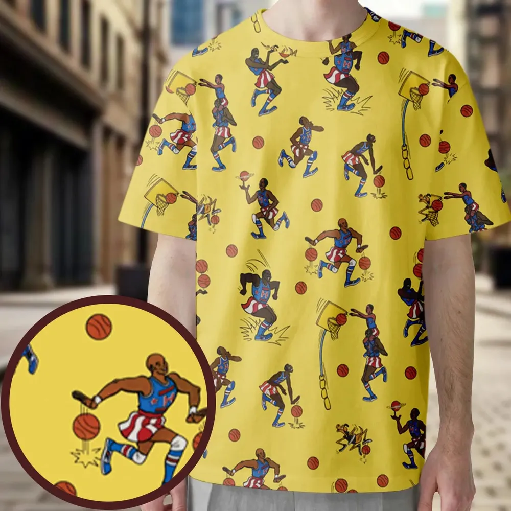 Harlem Globetrotters All-Over Print Unisex T-Shirt - 3