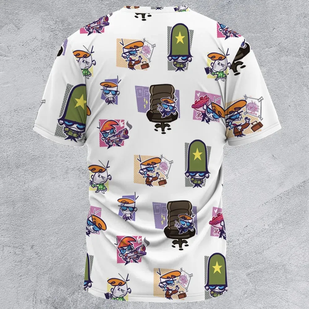Dexter's Laboratory Characters All-Over Print Unisex T-Shirt - 3